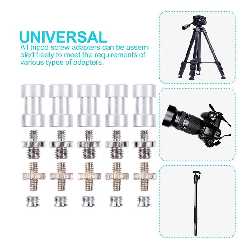 1 Set Camera Schroef Adapter Praktische Iron Statief Schroef Adapter Supply