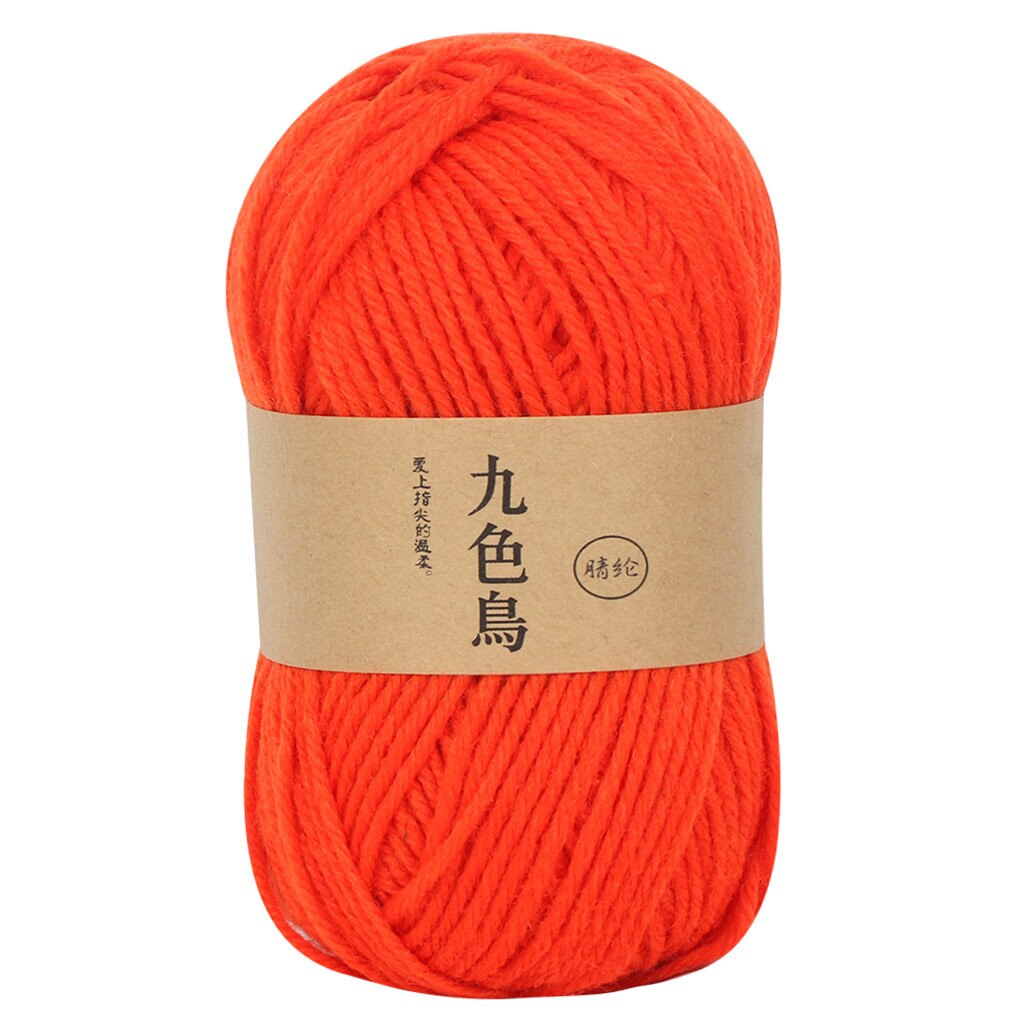 Acrylic Line Crochet Diy Medium Thick Cushion Doll Hook Shoes Line Wool Crochet Yarn Hand Knitting Wool Crochet Yarn For Scarf: H