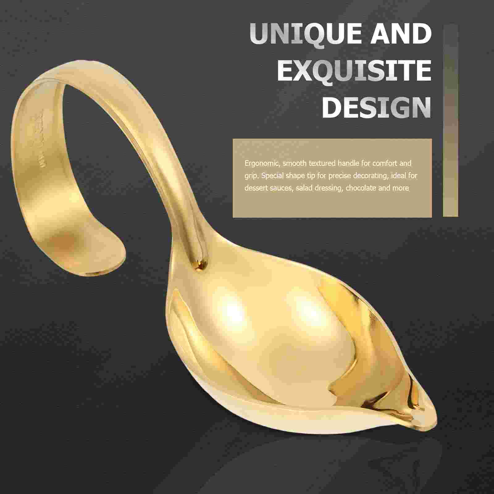 Sauce Drizzle Spoon Household Culinary Precision Drawing Oil Spoon Kitchen Tool