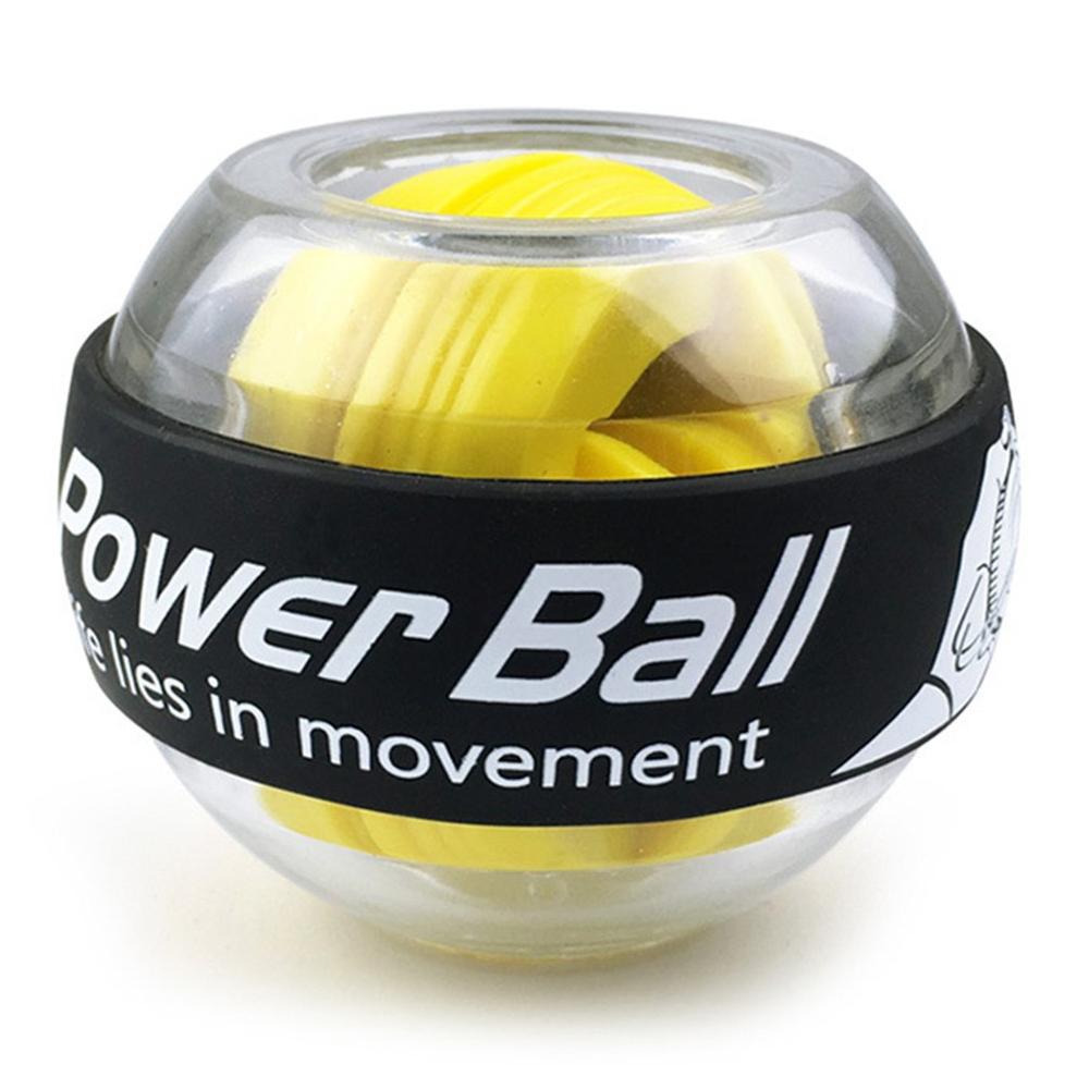 Rannepalloharjoittelulaite gyroskooppivahvistin power ball -käsivarsien harjoituslaite powerball-kuntoilulaite kuntosali kuntolaitteet: Keltainen