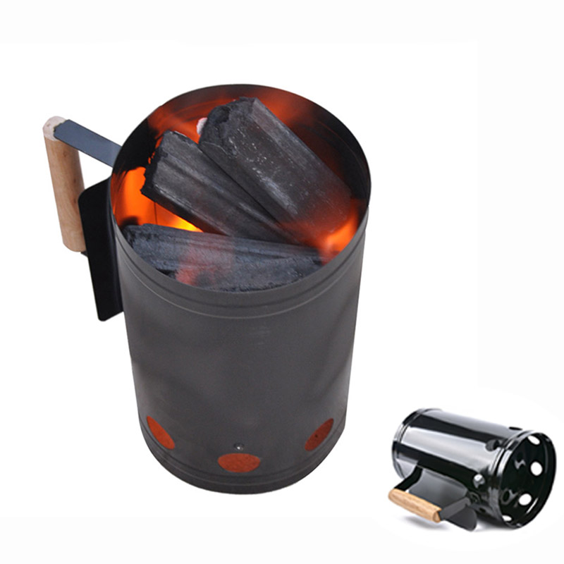 Barbecue Chimney Fire Starter Outdoor Lighter Steel Ignition Charcoal Grill Home Use Rapidfire BBQ Accessories