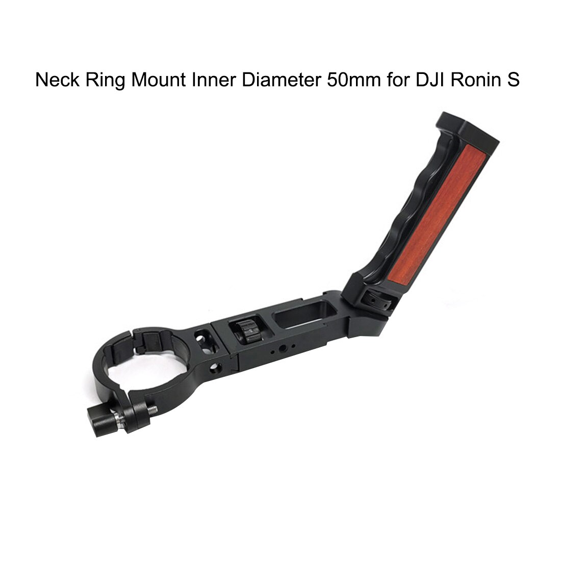 Versatile Handle Grip Neck Ring Clamp Bracket Handheld Stabilizer Extension Holder Arm for Ronin S SC MOZA weebillS Crane Gimbal: Rose Red