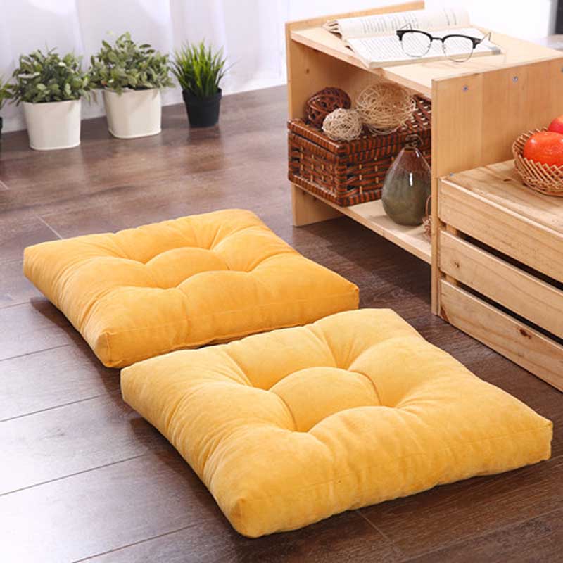 Dossier de chaise de bureau, Support de taille pour fenêtres épaisses, matelas Futon, banc carré, coussin de siège, 1 pièce