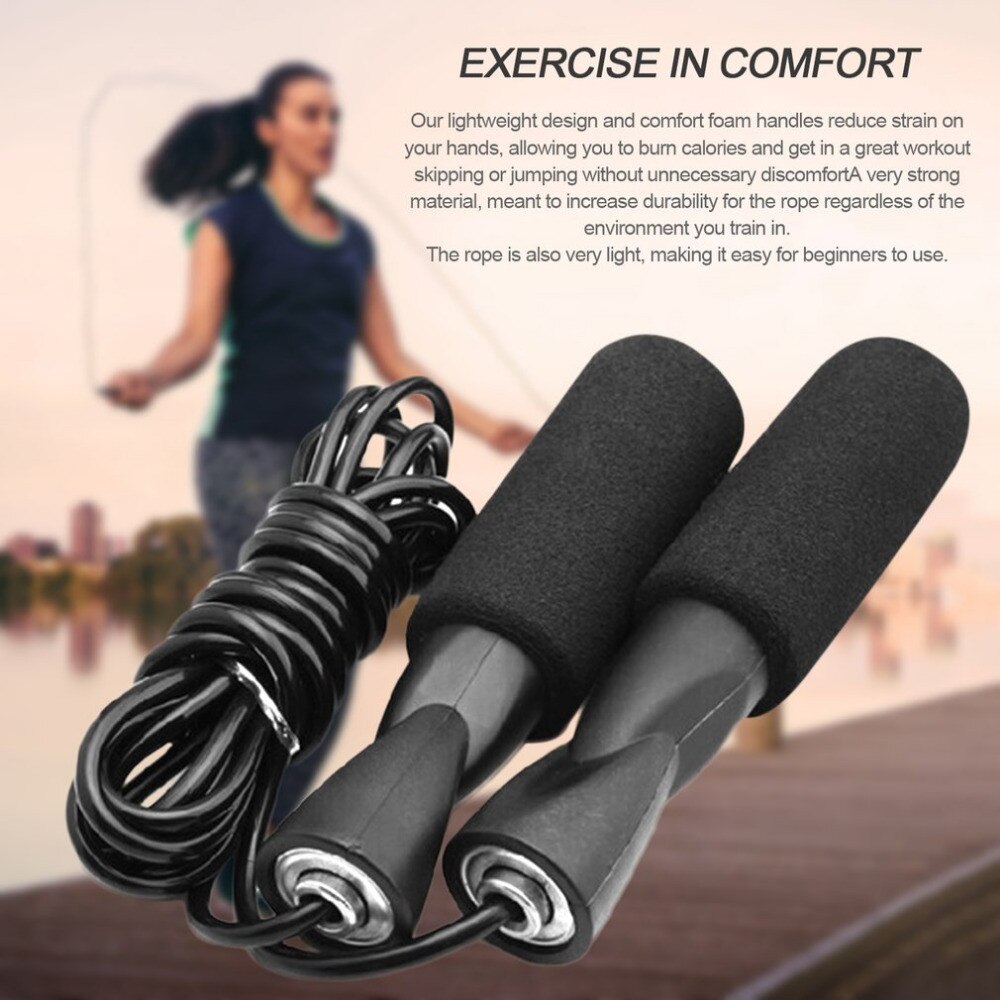 Bearing Skip Rope Cord Speed Fitness Aerobic Jumping Exercise Equipment Adjustable Boxing Skipping Sport Jump Rope &cx