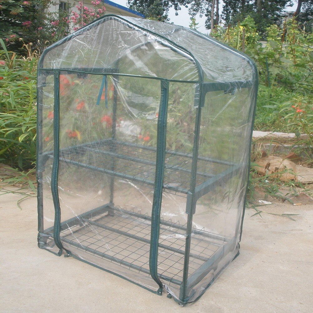 Mini Portable Garden Green House Warm Greenhouse Flower Plants Gardening Outdoor garden supplies planten kas mini greenhouse