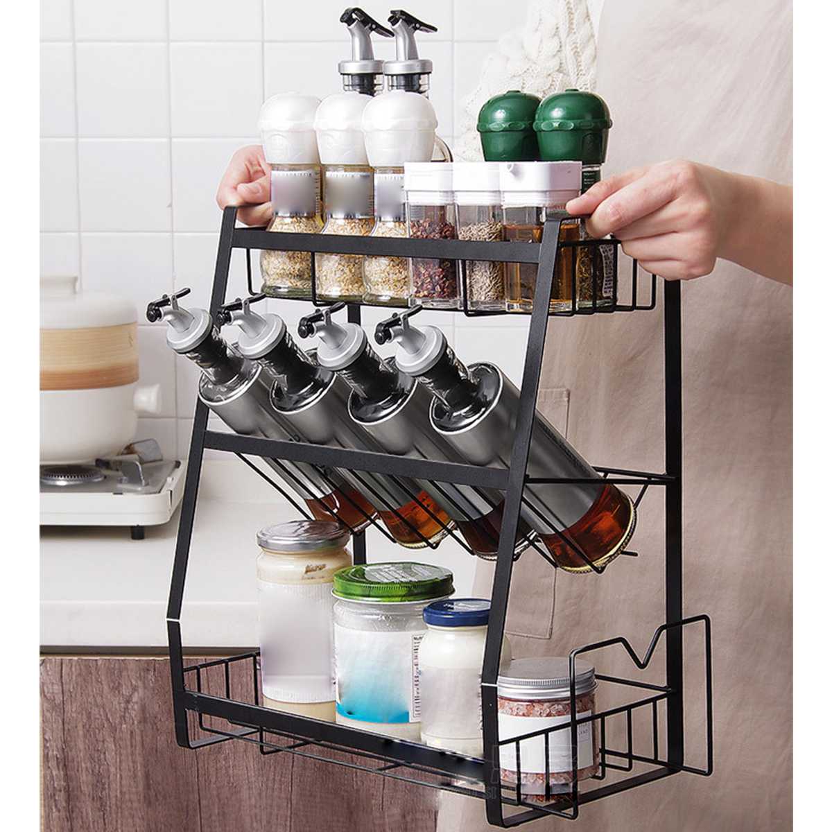 Bathroom Shelf Storage Rack Display Stand Shelves Cosmetics Shampoo Holder Shower Caddy Bathroom Organizer Multi-layer