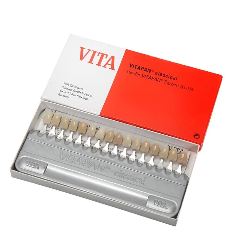 Dental Teeth Whitening Comparator Dental Shade Guide 3D Master Vita ToothDuide With 29 Colors Dental Teeth Color Compare Plate: 16 shade