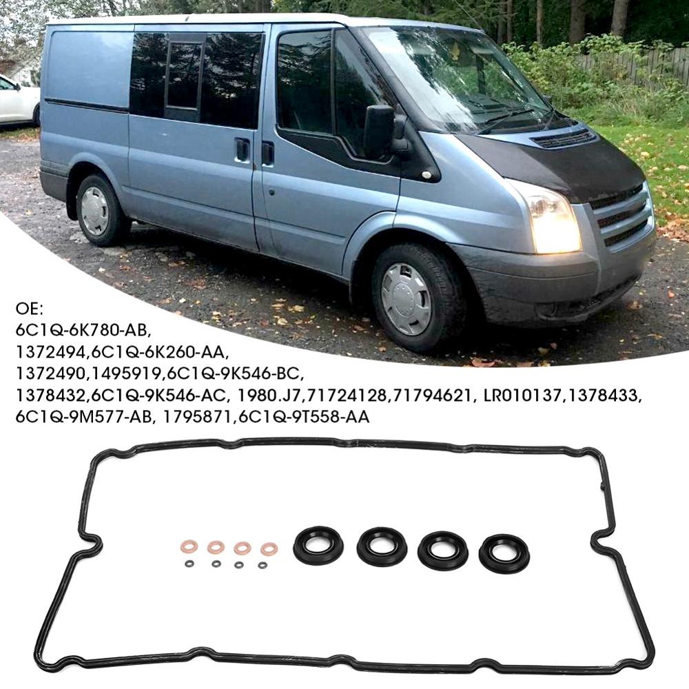 Rubber Fuel Injector Seal Ring Copper Washer Pakking Set voor FORD TRANSIT MK7 2.2 FWD 2006 2007