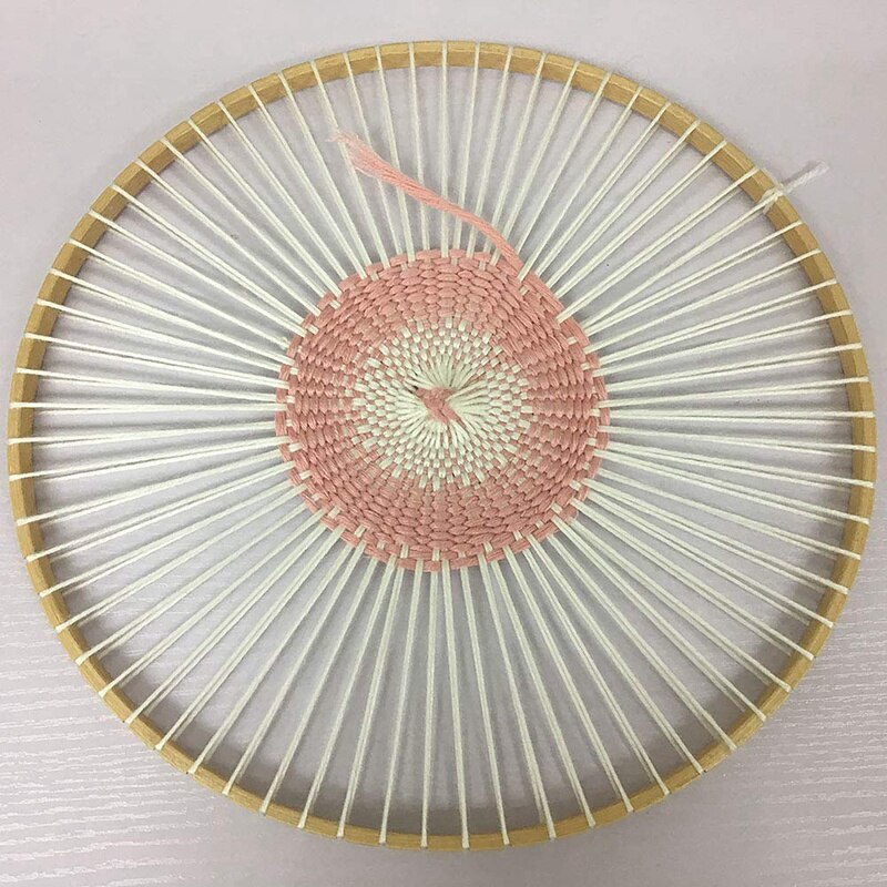 Round Wooden Loom Handmade Knitting Machine Handmade Wall Hanging Decoration Round Knitting Tool Diy Craft