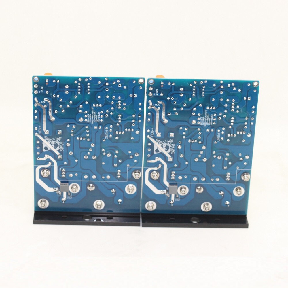 2Stck QUAD405 KLON MJ15024 100W 8R DIY Bausätze Fertige Gremium Dual Kanal Verstärker Gremium w/Winkel Aluminium