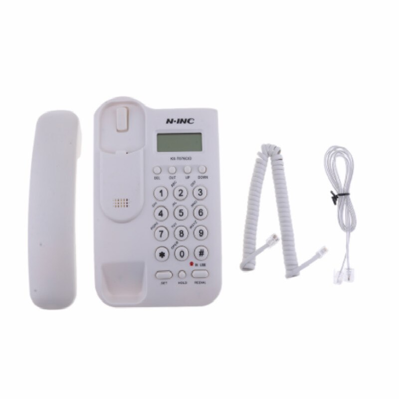 Wall Mount Corded Phone Landline Telephone Home Office Desktop Caller Fixed Telephone Home Office Wall Mount Hotel Wall-mounted