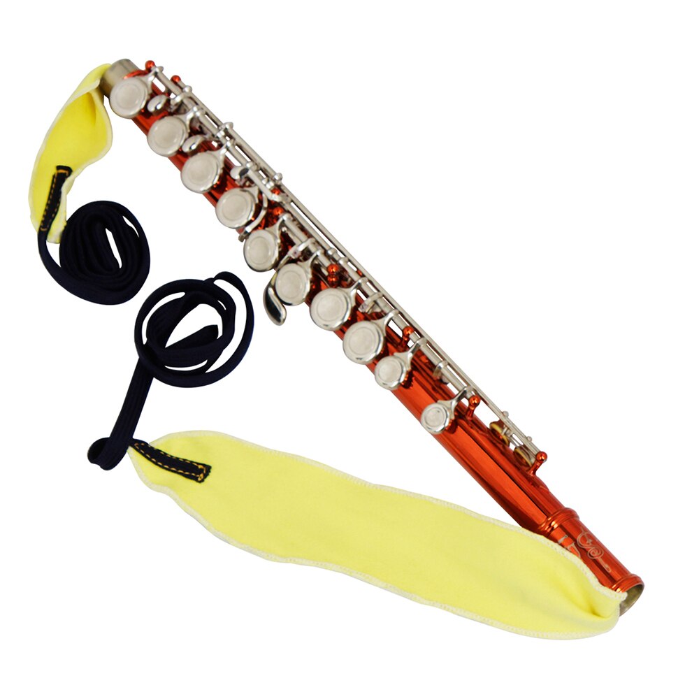 Universele Lange Pass Doek Houtblazers Muziekinstrument Accessoires Vezel Wattenstaafje voor Saxofoon Klarinet Hobo Fluit Trompet
