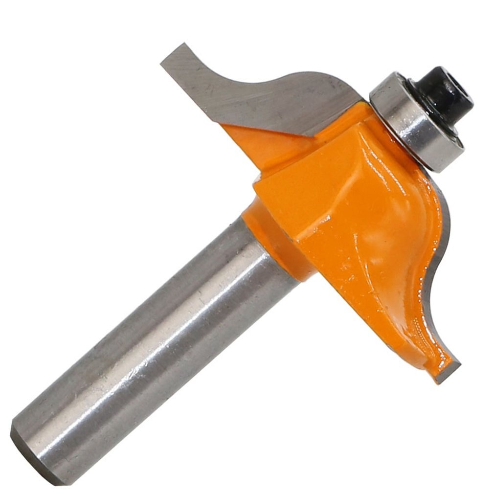 8mm Shank Round-Over Router Bits for wood Woodworking Tool 2 flute end mill with bearing milling cutter Angle Round Over Bit