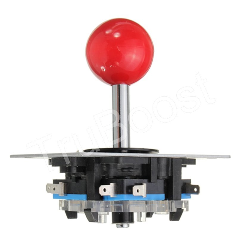 Red/black/blue/green/yellow/white Colorful Arcade joystick DIY Joystick Ball 8 Way Joystick Fighting Stick Parts
