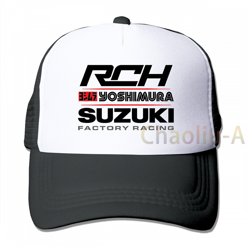 Suzuki Yoshimura Racer Japan Gsx Gsxr Rch Suzuki Baseball cap men women Trucker Hats adjustable cap: 3-Black