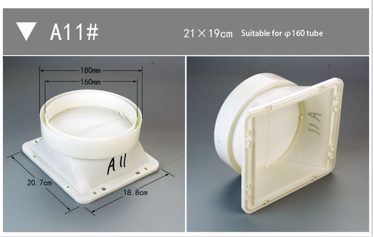 Uitlaatklep Rook Klep Klep Klep Afzuigkap Onderdelen Accessoires Keuken Anti Rook Luchtuitlaat Terugslagklep