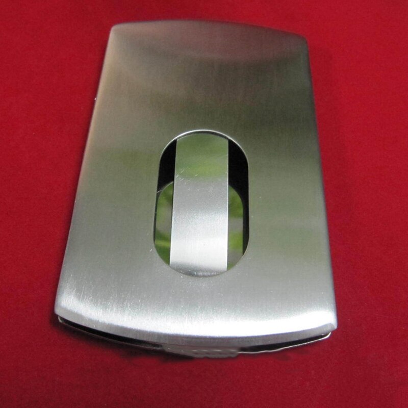 Stainless Steel Wallet Business Name Credit ID Card Holder Case