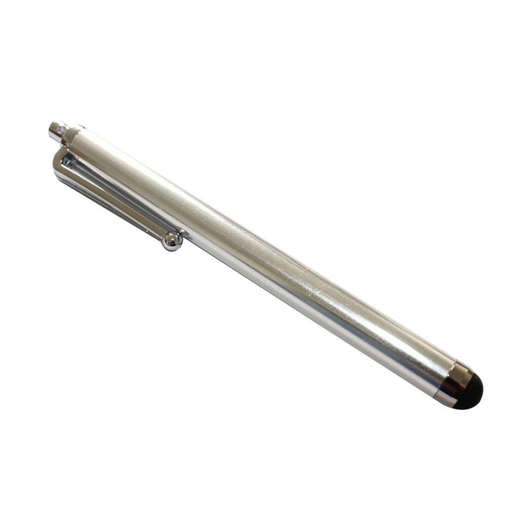 Let mobiltelefon kondensator pen metal håndskrift touch screen pen mobiltelefon tablet universal touch pen: Rød