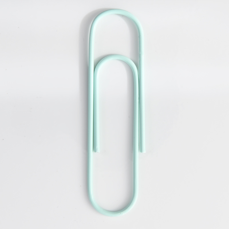 6 szt. Bardzo duży spinacz robić papieru 10 cm 4 cale różne kolory landara duże spinacze biurowe, gigantyczne duże spinacze robić dokumentów dziennika: BŁĘKITNA