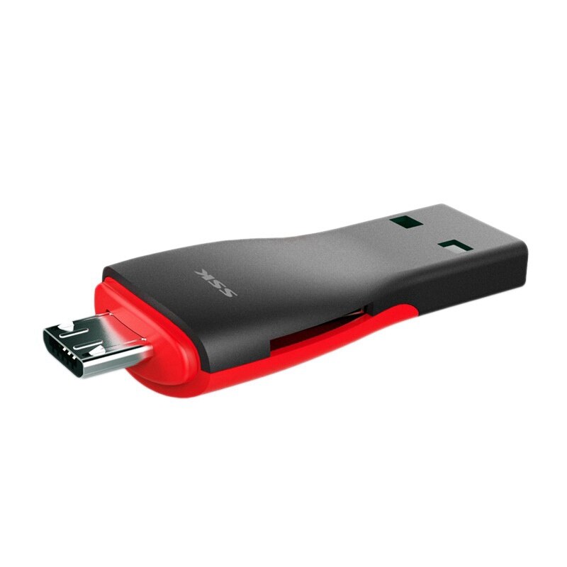 Ssk scr- 600 kartenleser, plug-and-play, dedizierter otg-kartenleser mit 180 mbit/s usb-anschluss, 2.0 microsd- und tf-kartenleser für android