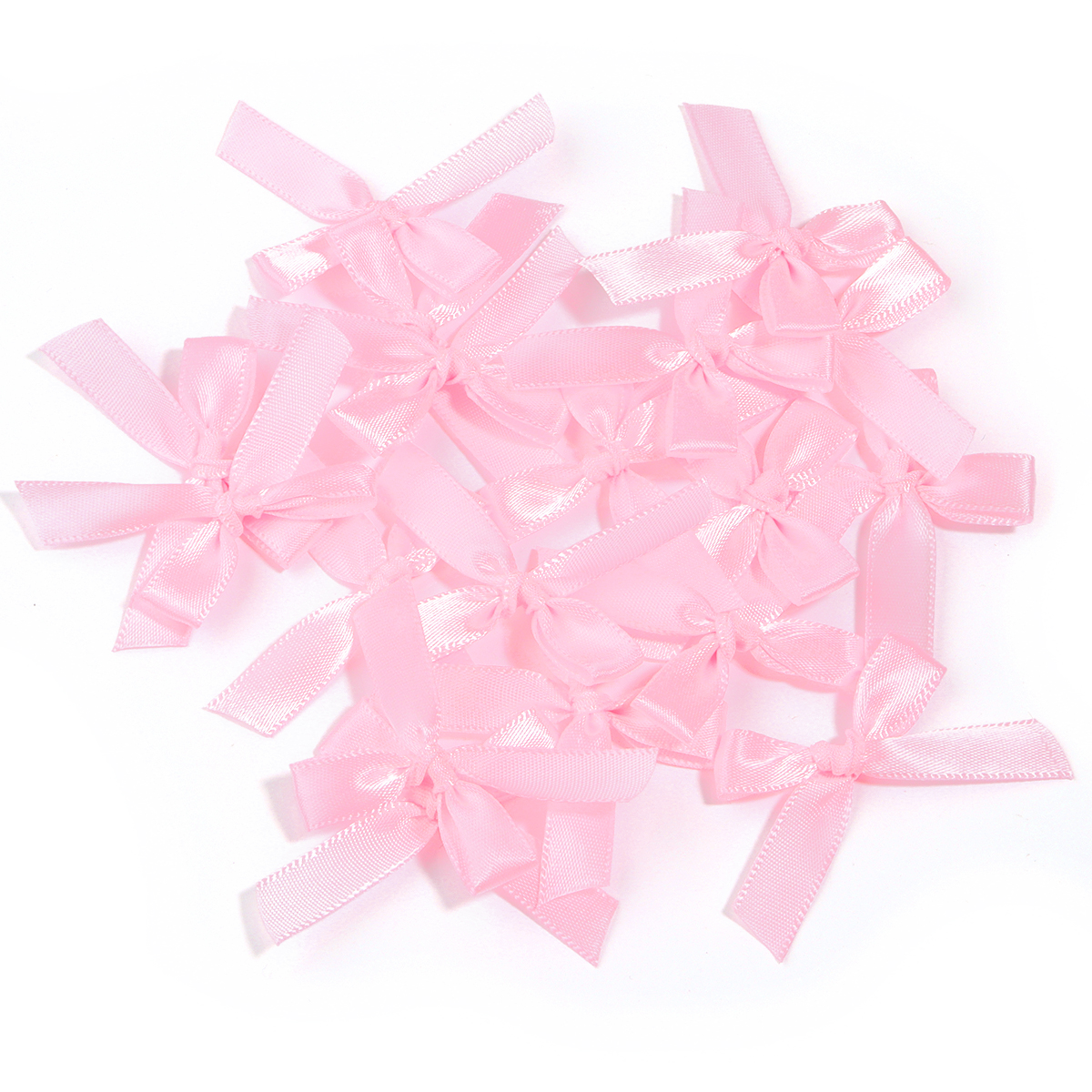 Nœuds de ruban rose frais 4x3.5cm, 50 pièces/lot, petite taille, nœud de ruban en Satin, décoration artisanale de fleurs, travail manuel, décoration de fête DIY: vert militaire