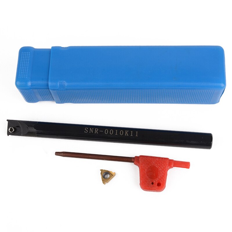 1pc SNR0010K11 Internal Tool Boring Holder+ Wrench + 11IR A60 Carbide Insert For Lathe Threading Turning Tool