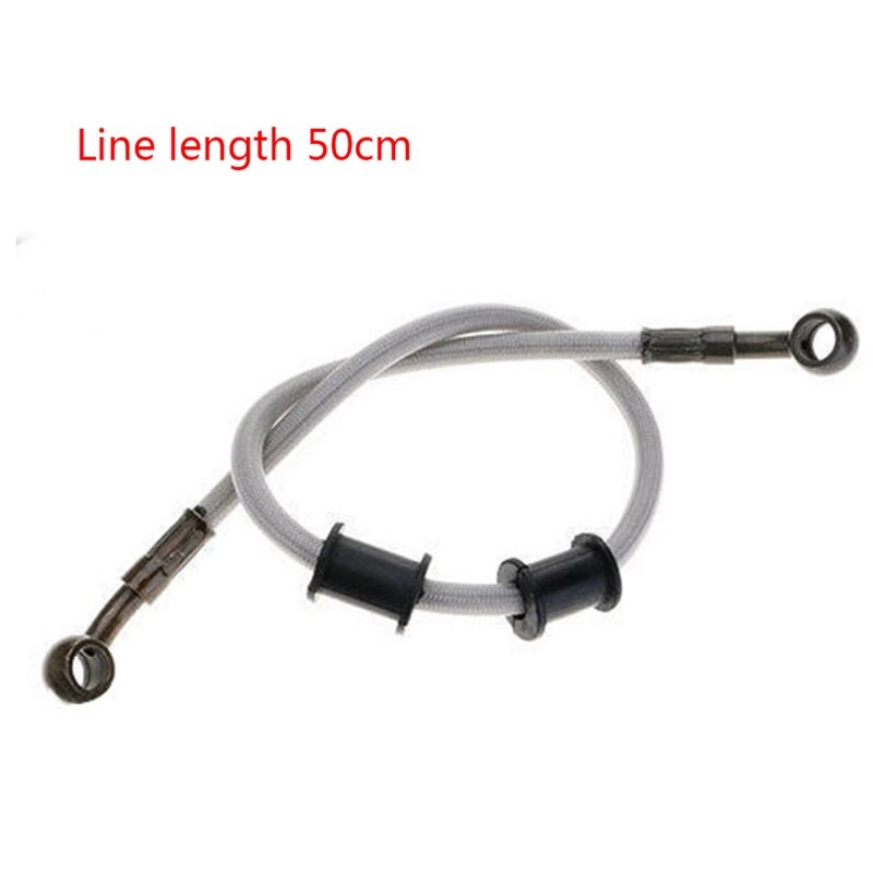 50cm-120cm Motorcycle brake Hose Braided Steel Brake Clutch Oil Hose Line