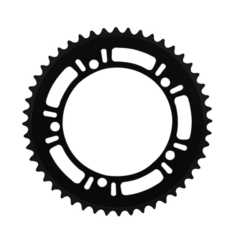 Fixed Gear Bicycle Chainring Single Speed Bike 130 BCD Chain Wheel Fixie 44T 46T 48T 1/2X1/8&quot; Crankset Plate BIke Spare Parts