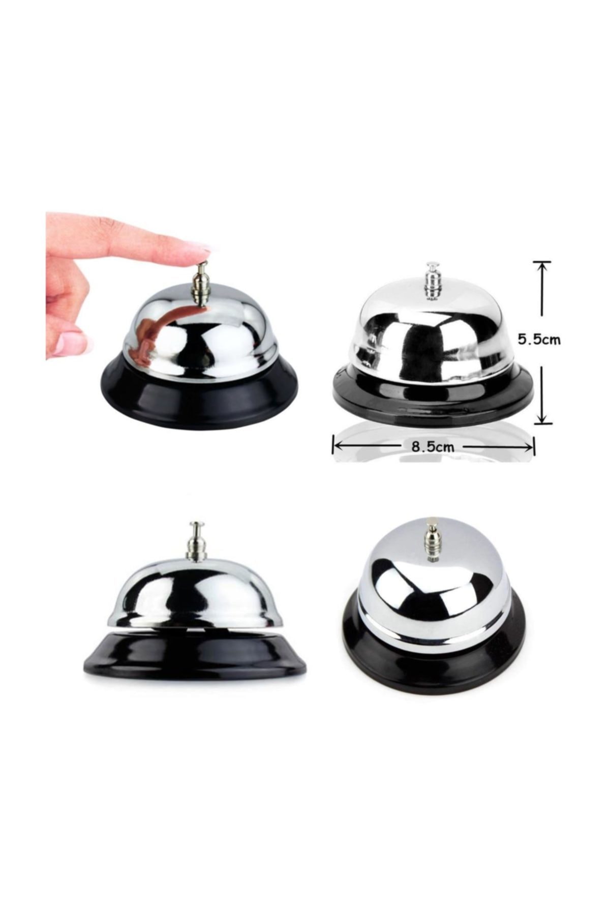 Hotel Desk Bell Silver Small Size