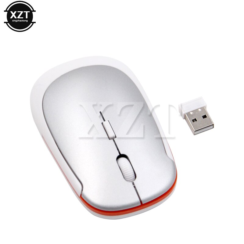 2.4G Wireless Mouse USB Receiver Ultra Slim Silent Mini Cordless Mouse for Laptop PC Optical Gaming Mouse