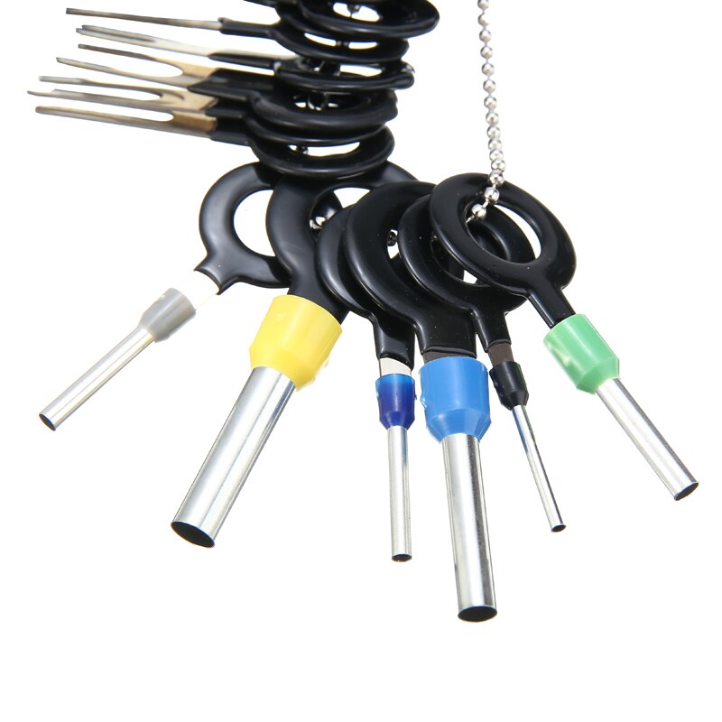 38Pcs Auto Terminal Removal Tool Draad Plug Connector Extractor Puller Release Pin Kit Auto Reparatie Accessoires