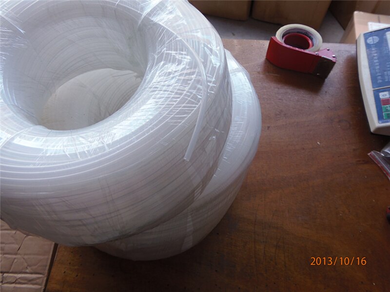 100mtr plastikowa okrągła rura ochronna na nieosłonięte włókno termokurczliwe łączenie ochraniacz na palce środowisko 3.4mm * 5mm zagęszczony
