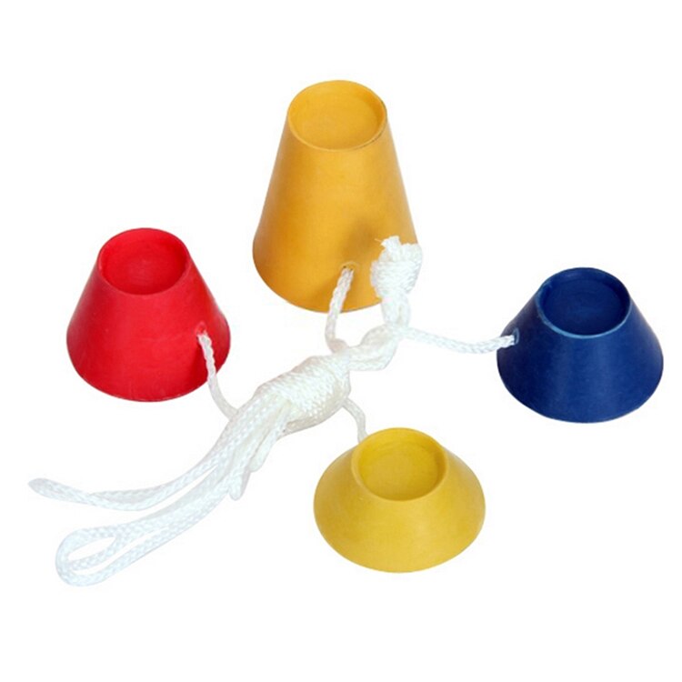 4 in 1 forskellige højder golf tees golf vinter gummi tee med reb golfboldholder