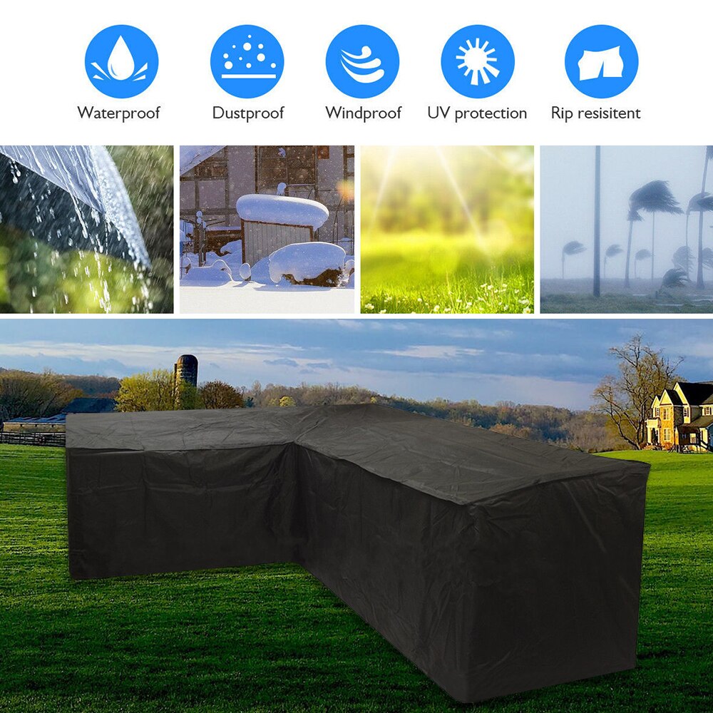 Waterproof Outdoor patio dust garden furniture covers Sofa Chair Table Cover for Dust Proof Cover Rain Snow