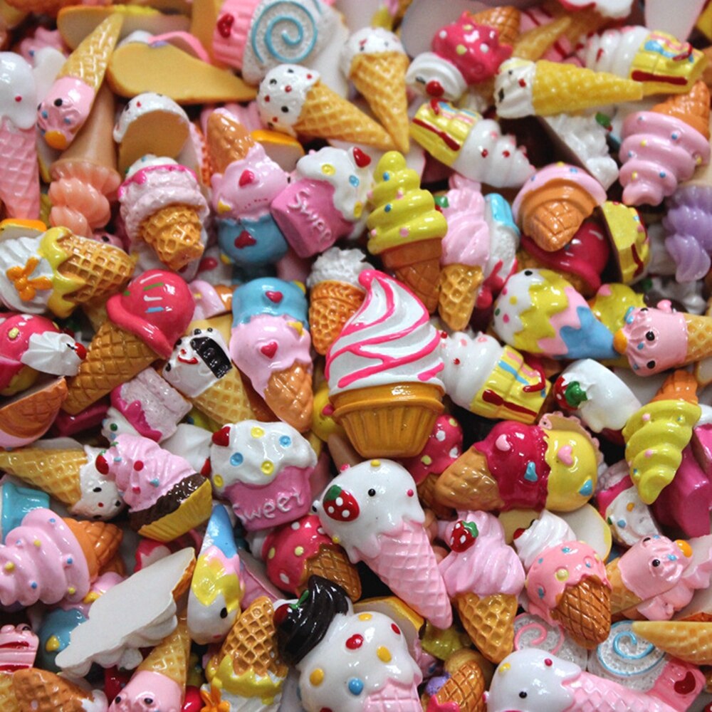 50 sztuk Slime Charms wielkanoc DIY Craft Making żywica zestaw biżuterii żywica Flatback szlam tworzenie koralików dostaw DIY Scrapbooking rzemiosło: 12