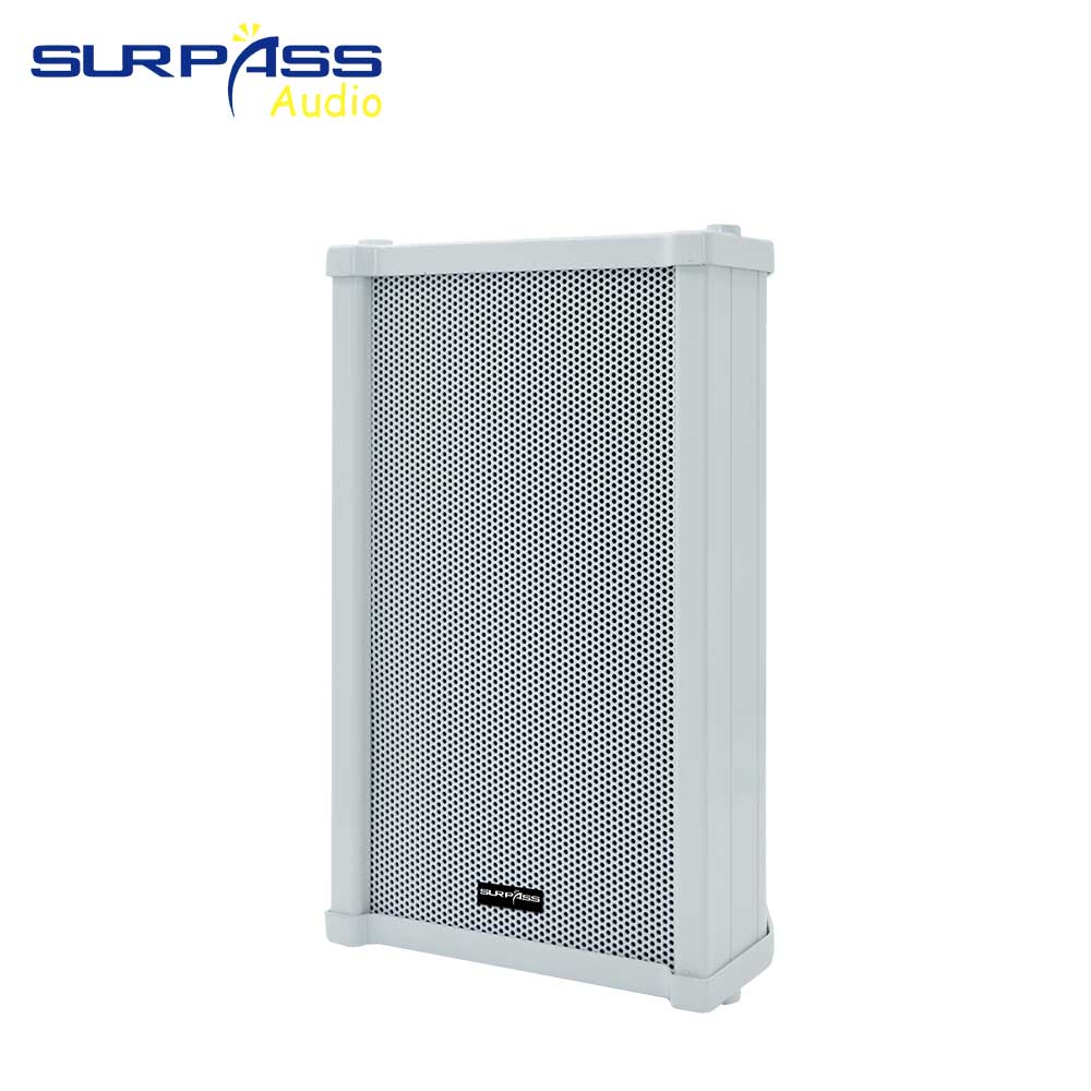 All Weather Waterproof Outdoor Columnn Speaker Wall Mount IP PA System Stereo Sound 10W Speaker Public Address HiFi Loudspeaker