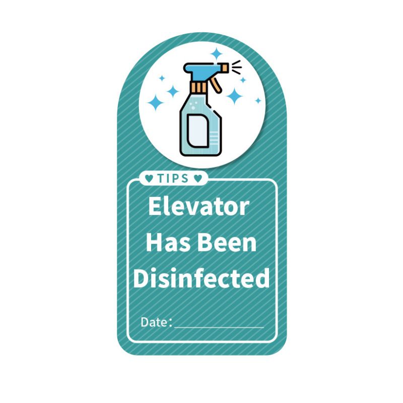 2pc Restaurant School Office Warning Sign Shop Welcome Sign Disinfected Sign Acrylic Signage Stickers Prevention Tips Sign: 2PCS A11