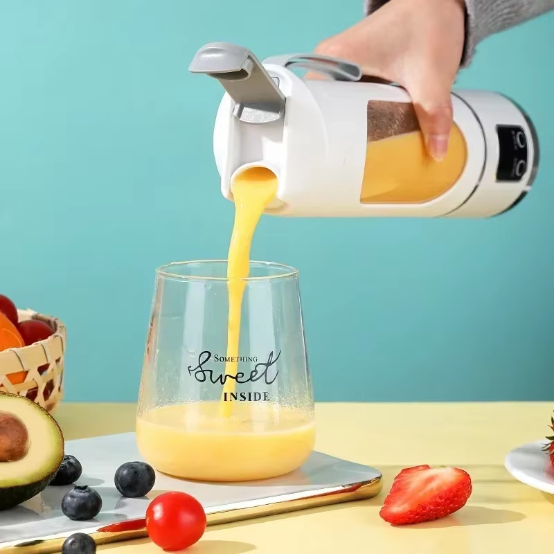 USB Opladen Draagbare Juicer 8/12 Blade Head 3 Versnellingen Verstelbare Dubbele Cover langdurige High-Power Ijsbreker