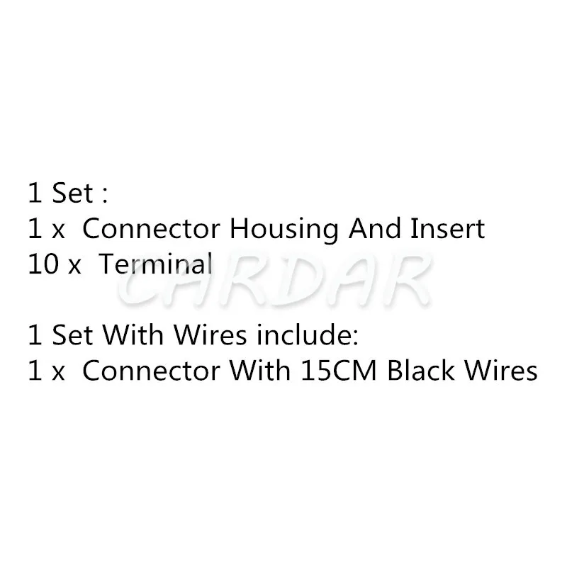1 Set 10 Pin 2-929171-1 Automotive Rearview Mirror Taillight Giexceed Wire Socket Car Sunroof Door Cable Connector Plug For Benz