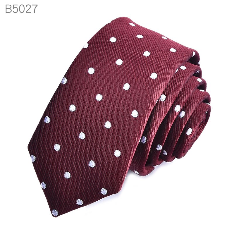 1 unidad, corbata de 5cm de estilo coreano británico, corbata delgada, estrecha, informal, a rayas de puntos, , discoteca, Pub para hombres, mujeres, novio, camarero, camarera: B5027