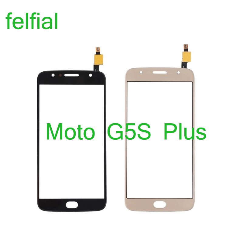 Für Motorola Moto G5S Plus XT1802 XT1803 XT1805 berühren Bildschirm Tafel Sensor Digitizer Glas Objektiv Vorderseite LCD äußere Glas Ersatz