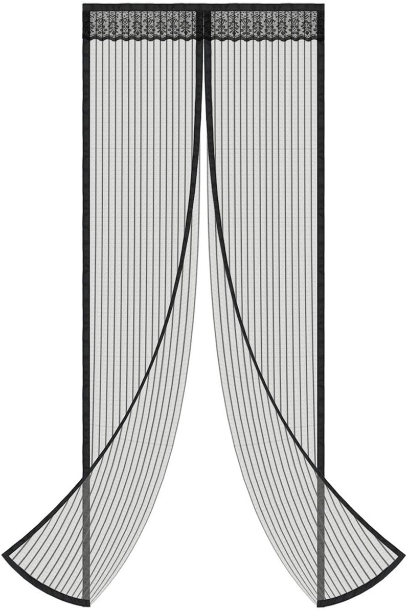 Reinforced Magnetic Screen Door Curtain Net Anti Insect Mesh Fly Screen Mosquito Protection Net Room Divider Folding Screen Wall