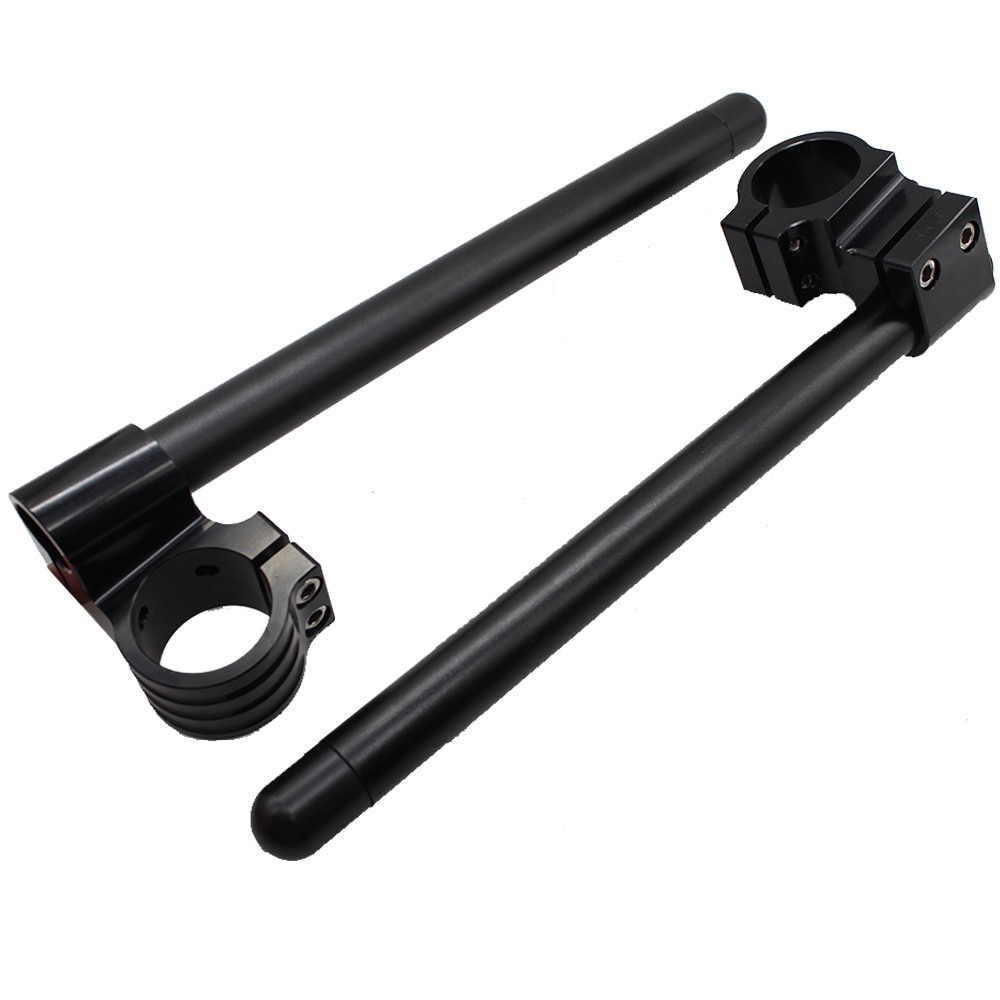 Steigleitung Rised Motorrad Lenker Clip-Ons Gabel CNC Aluminium Lenker Clip-ons Für Universal- 7/8 "22mm Lenker Motorrad