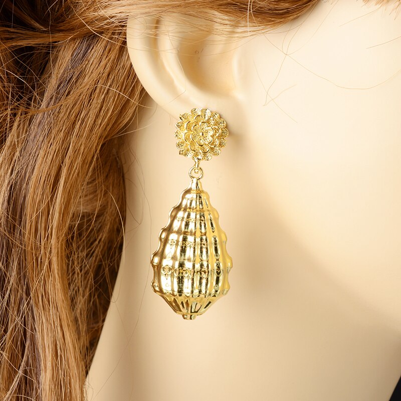 Zonnige sieraden klassieke sieraden voor vrouwen grote oorbellen romantisch voor bruiloft feest jubileum trendy oorbellen
