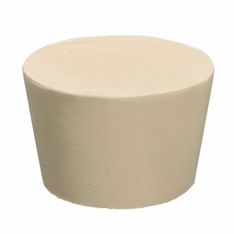 Bouchons de bouchons en caoutchouc de laboratoire flacon Tube conique solide blanc résistant aux alcalis bouchon d'étanchéité enfichable de laboratoire: Style  10