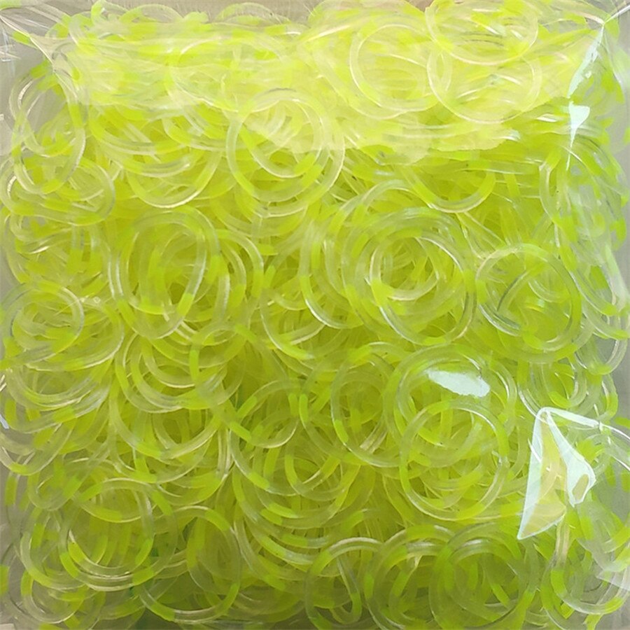 600 pcs loom rubber bands bracelet Colorful for kids or hair rubber loom bands make woven bracelet DIY toys Christmas: 5050-6