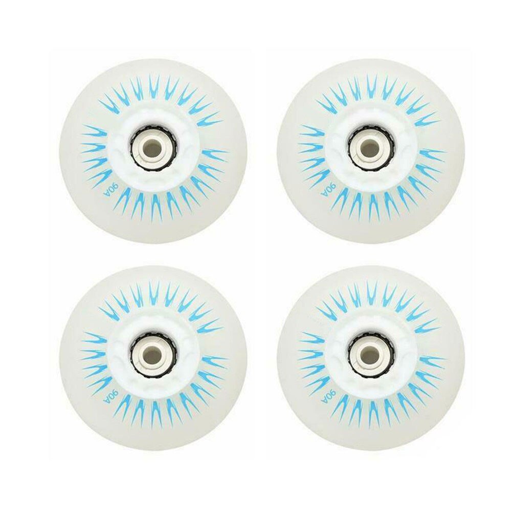 4Stck Blitz Inline Schlittschuh Räder 90A LED Beleuchtung skaten Räder 80 76 72 68 NIN668