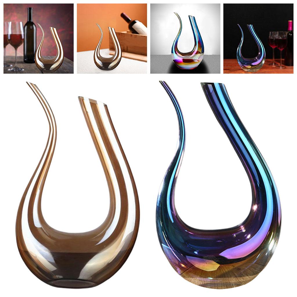 Carafe à vin en verre en forme de U, 1500ml, pour Restaurant et cuisine