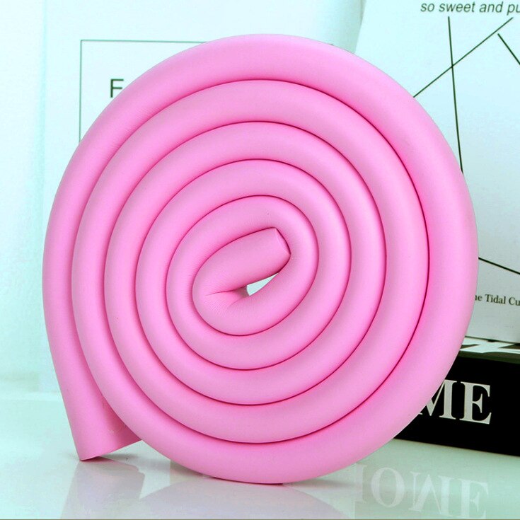 2m U Type Baby Safety Table Desk Edge Guard Strip Home Cushion Guard Strip Safe Protection Children Bar Strip Soft Thicken: 10 rose red