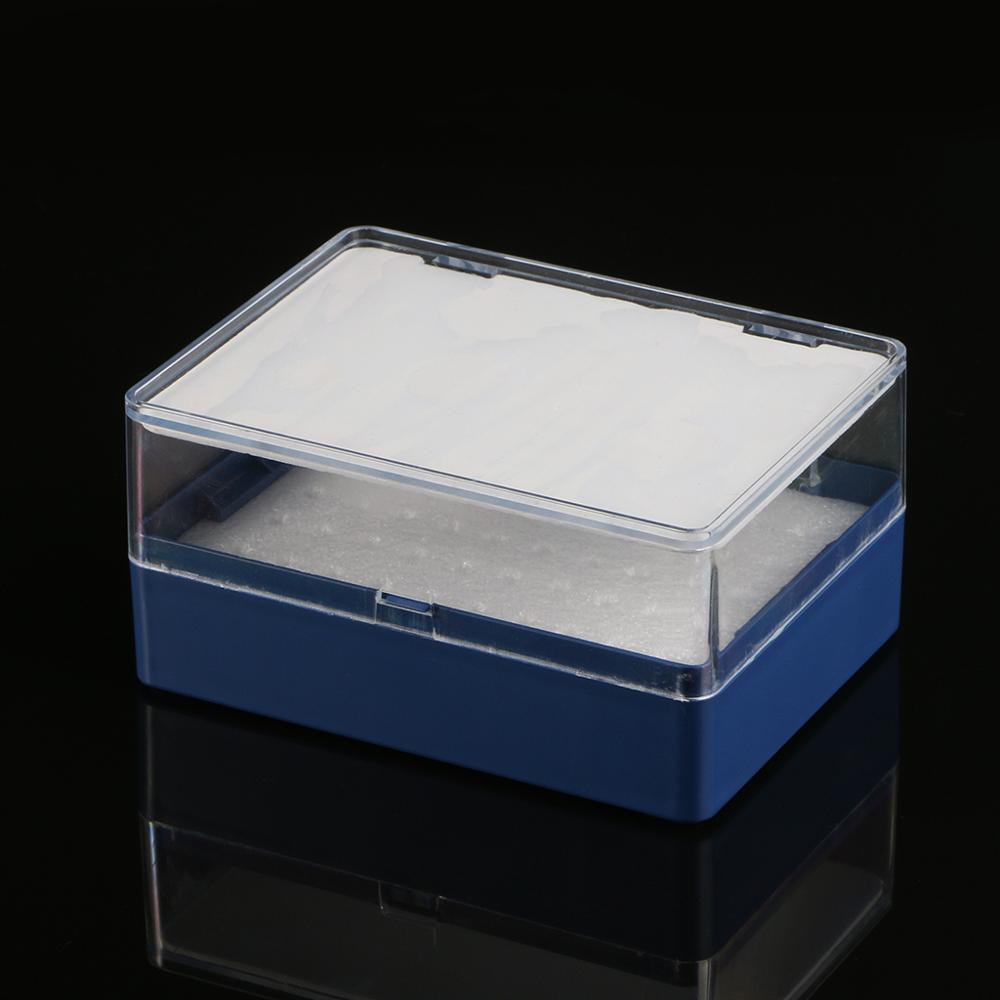 Plastic Storage Box With Foam Milling Cutter Organizer For 50 PCB Drill Bits
